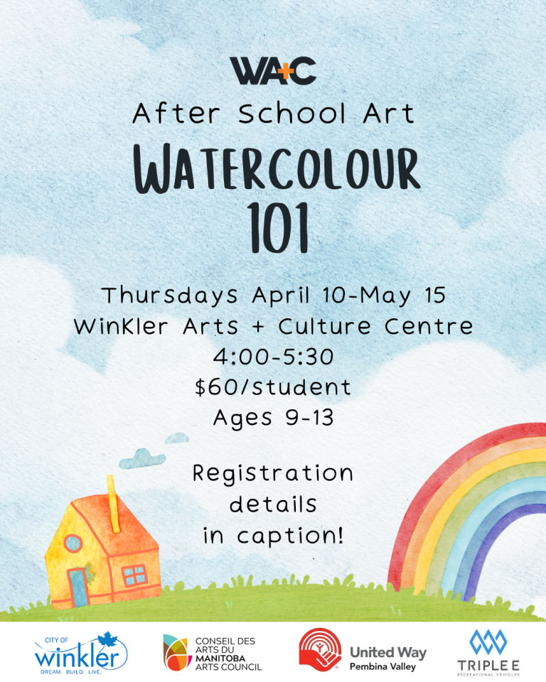 After School Art: Watercolour 101 - Winkler Arts + Culture